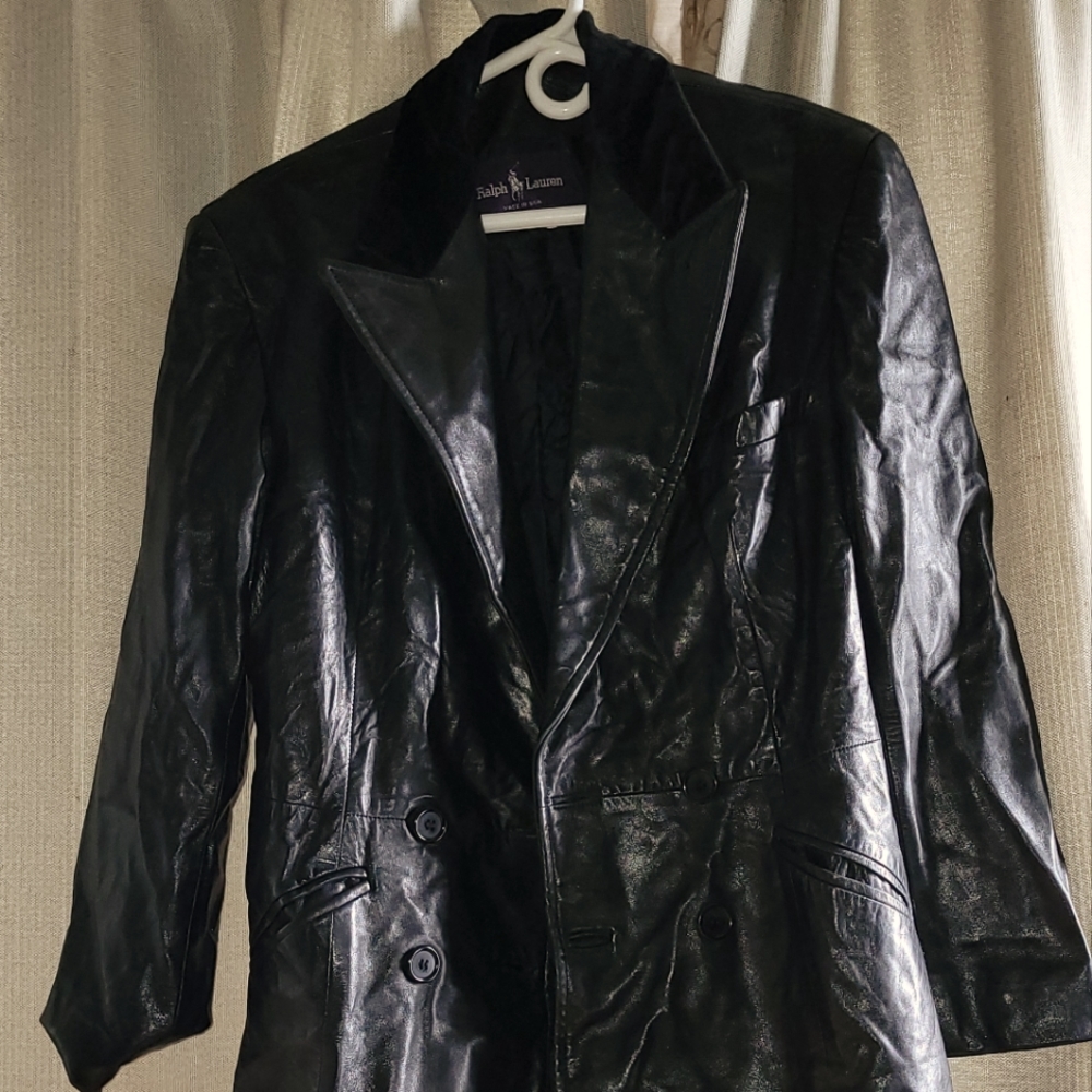 Vintage Black Genuine Leather Jacket